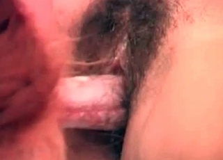 Doggy banging her wet crack with passion