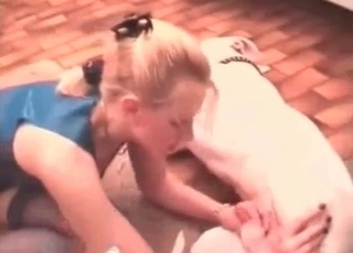 Stunning blonde is trying nasty bestiality XXX