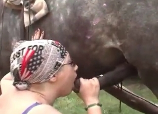 Sweet and dirty beast in animal porn XXX
