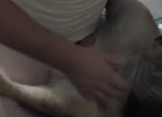 Man fucked his own doggy with pleasure