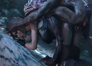 Brutal angry beast fucked her cunt