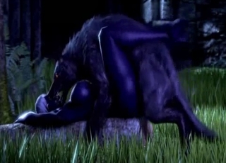 Sexy 3D bestiality sex action with shepherd