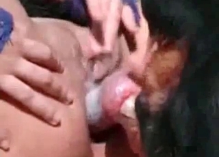 Black dog fucked my girlfriend so hard