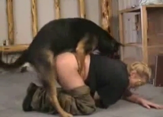 Man fucked hard by his amazing stallion