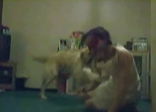 Dog in the sexiest homemade bestiality