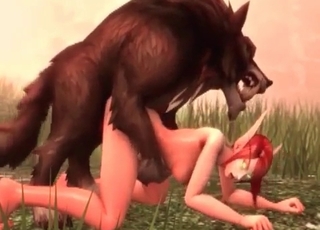 3D wolf fucking a glorious pussy
