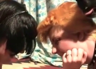 Chubby lady zoofil fucked by her labrador